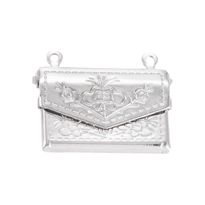 letter locket charm