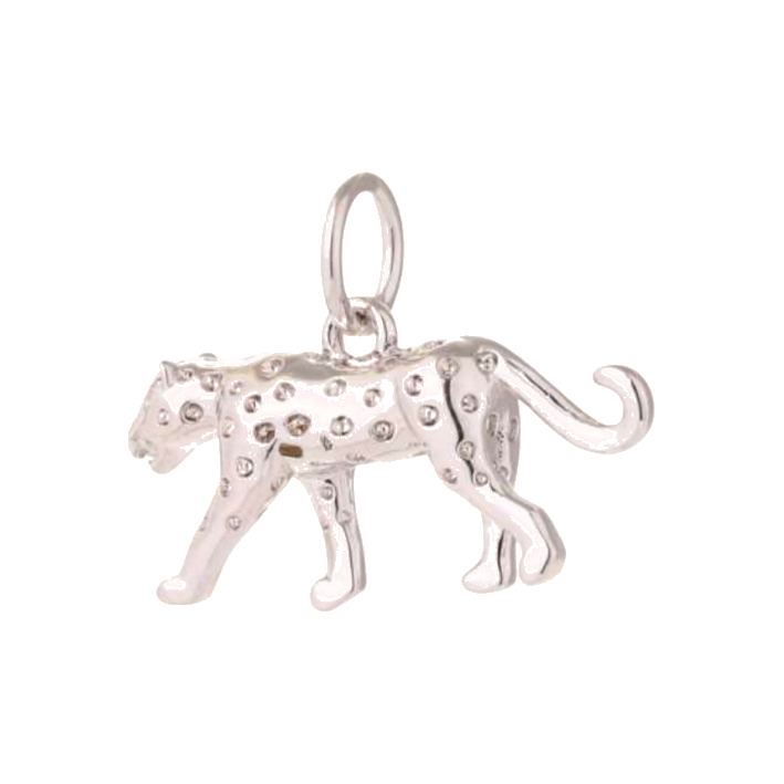 tiger silver charm