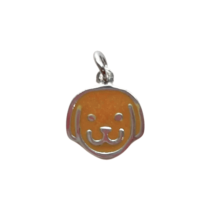 dog face charm