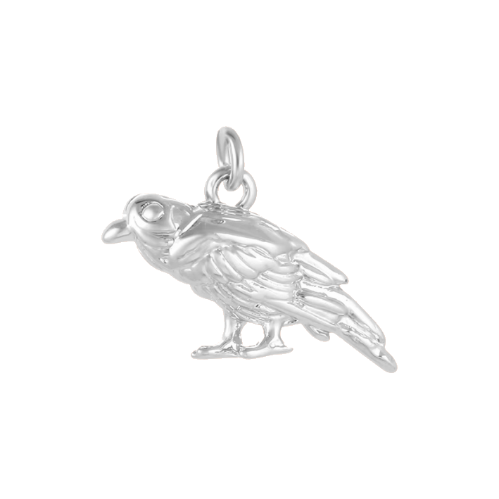 silver bird charm