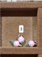 Strawberry cone charm