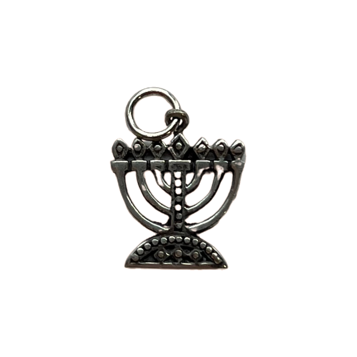 candle 
stand silver charm
