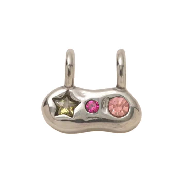 crystal joystick charm