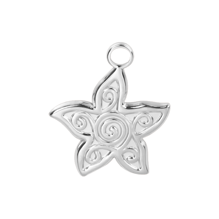 spiral starfish charm