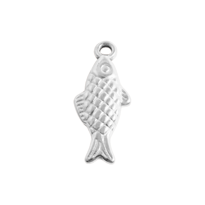 silver fishy charm