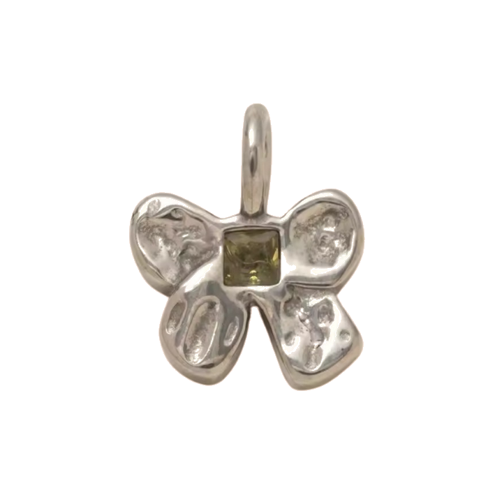 diamond y2k bow charm