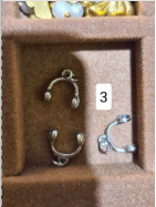 lil Silver headphone charm