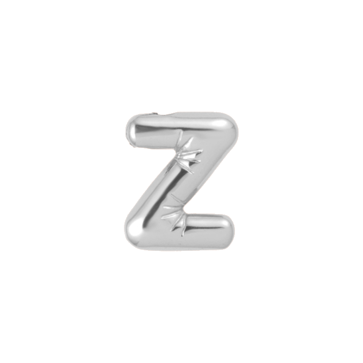 silver stl. 
letter Z charm